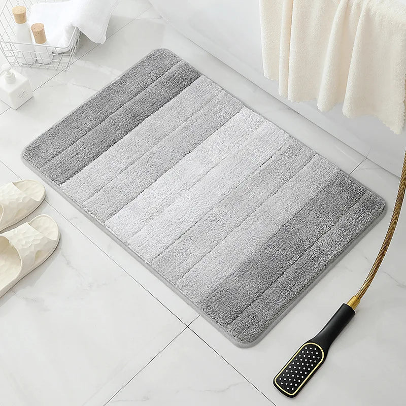 Elegant Bathroom Rugs, Non Slip, Ultra Soft & Quick Drying