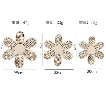 3 pieces Bohemian daisy wall decor
