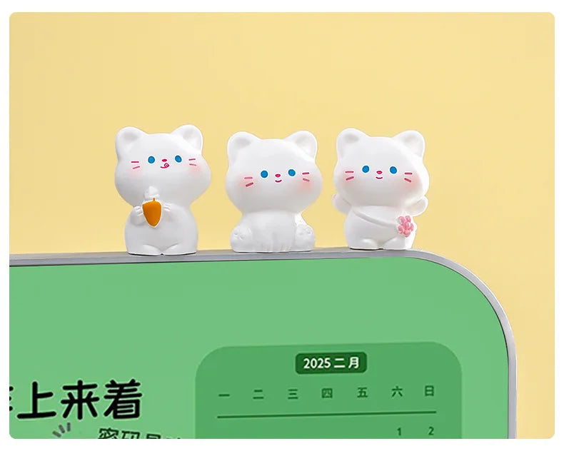 6 pcs Miniatures Cat Ornament