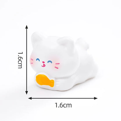 6 pcs Miniatures Cat Ornament