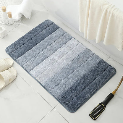 Elegant Bathroom Rugs, Non Slip, Ultra Soft & Quick Drying