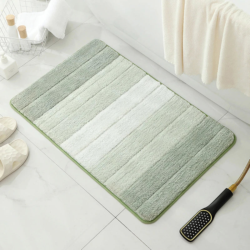 Elegant Bathroom Rugs, Non Slip, Ultra Soft & Quick Drying