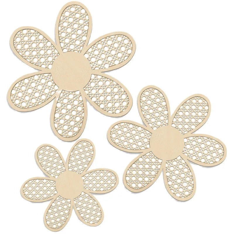 3 pieces Bohemian daisy wall decor